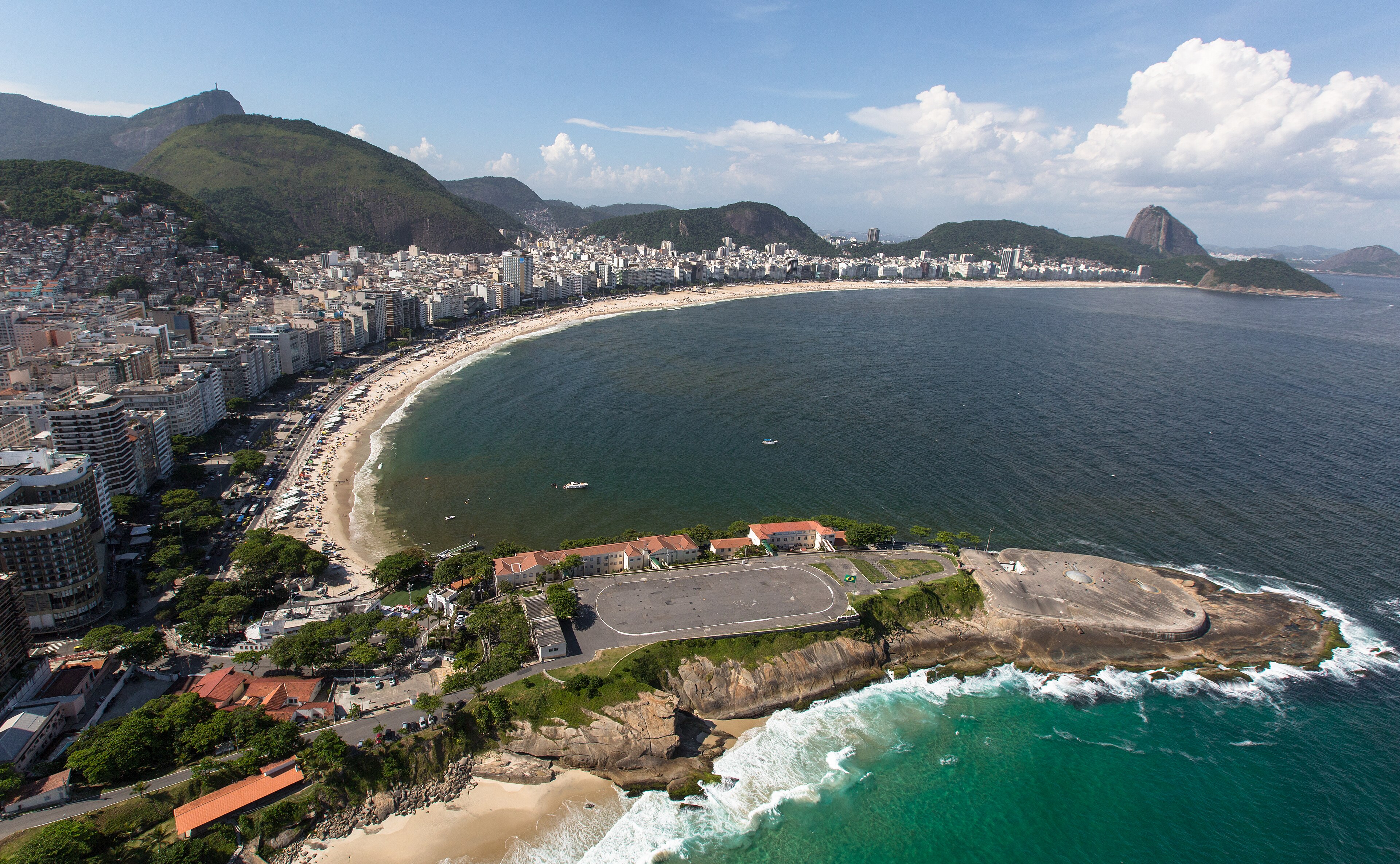 Copacabana fort and beach, Rio de Janeiro