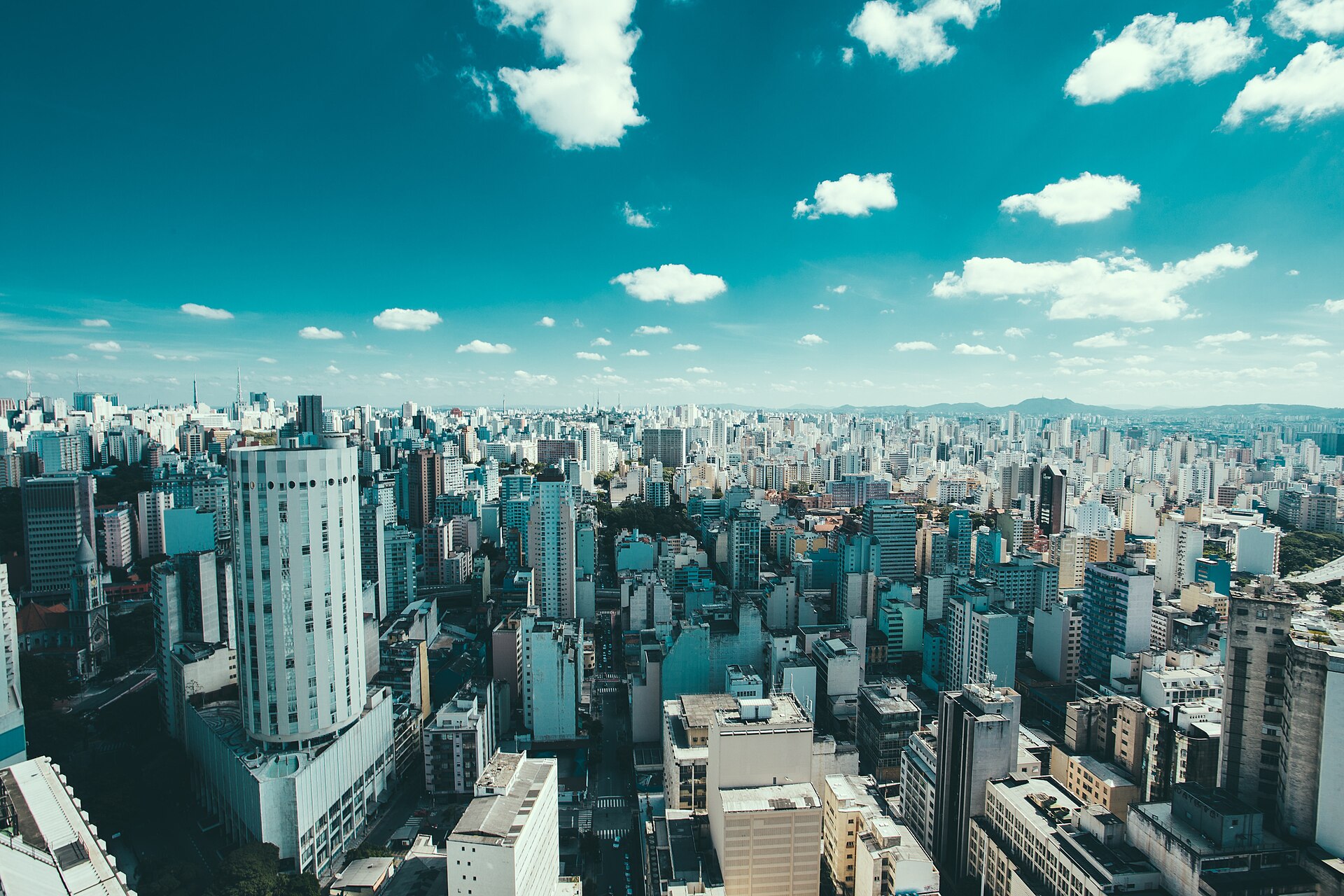 São Paulo city skyline